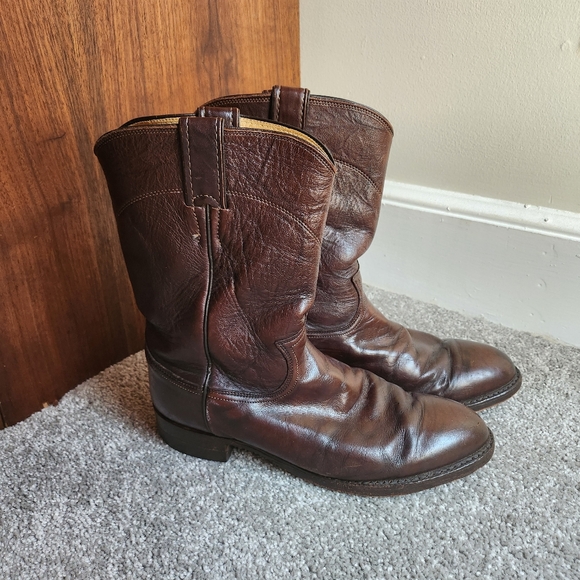 Justin 3162 Men's Classic Roper Boot - Picture 1 of 8